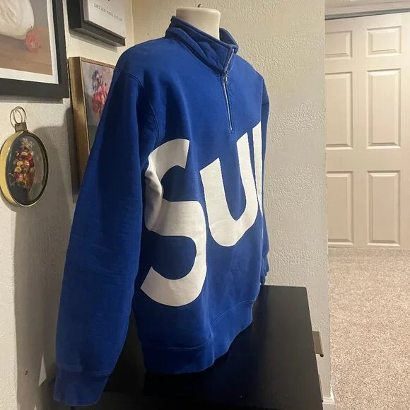 Supreme Quarter Zip – Royal Blue (Size XL) - Picture 2 of 4